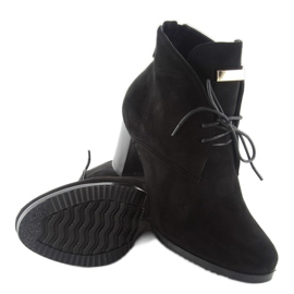 Botas con cordones 55-518 negro 4