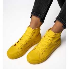 Zapatillas clásicas de mujer amarillo 1
