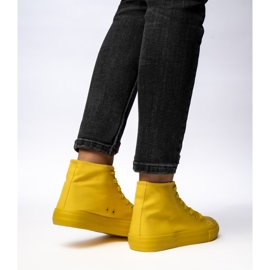 Zapatillas clásicas de mujer amarillo 5