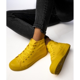 Zapatillas clásicas de mujer amarillo 2
