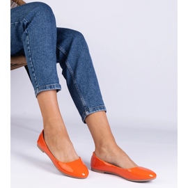 Bailarinas de barnizados naranja 3