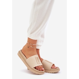 Zapatillas para mujeres Big Star LL274A210 Beige 3