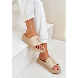 Zapatillas para mujeres Big Star LL274A210 Beige 5