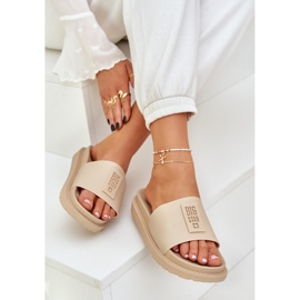 Zapatillas para mujeres Big Star LL274A210 Beige 6