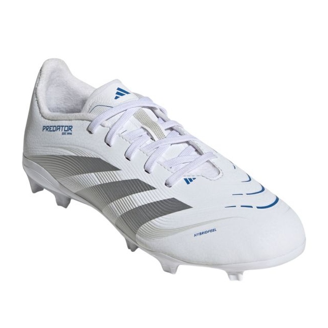 Adidas Predator League FG/MG JR ID3751 Zapatos de fútbol blanco 1