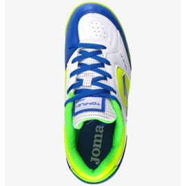 Joma Top Flex 2402 TPJW2402TF Zapatos de fútbol blanco 2