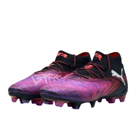 Puma Future 8 Ultimate FG 108138 01 zapatos de fútbol negro y telefónico 1