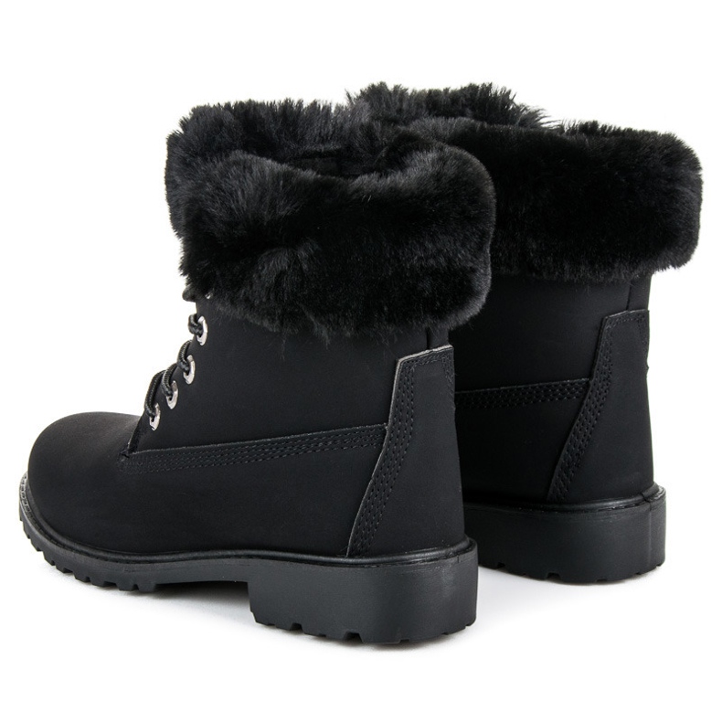 Queen Vivi Tramperos negros con pelo 1