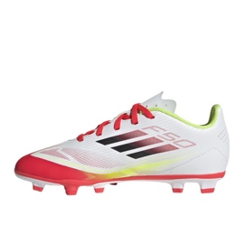 Adidas F50 Club FG/MG IE1309 Zapatos de fútbol blanco 4