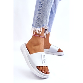 Pantuflas Mujer Big Star LL274428 Blanco 1 Pantuflas Mujer Big Star LL274428 Blanco 1