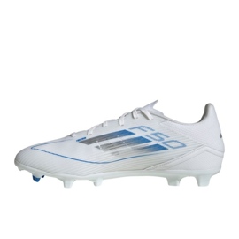 Adidas F50 League FG/MG IE1293 Zapatos de fútbol blanco 4