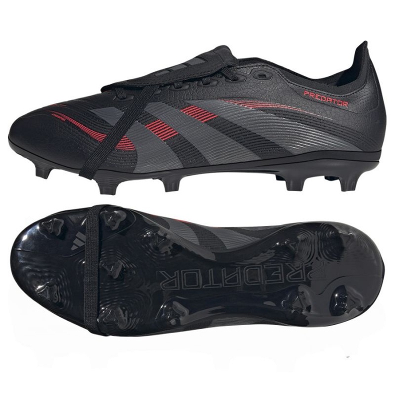 Adidas Predator League FT FG/MG ID1322 Zapatos de fútbol negro 1