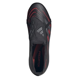 Adidas Predator League FT FG/MG ID1322 Zapatos de fútbol negro 2