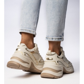 Zapatillas de deporte femeninas Astoria beige 4