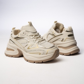 Zapatillas de deporte femeninas Astoria beige 1