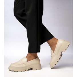 Mocasines de mujeres a través de Giulia Beige 5
