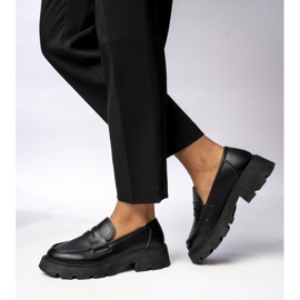 Mujeres a través de Giulia Nero Loafers negro 5