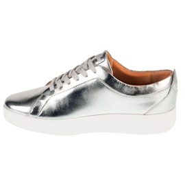 Zapatillas FitFlop Rally Sneakers x22-011 zapatos metálicos plata 1