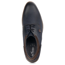 Zapatos Olivier 263gt, cuero formal azul marino 5