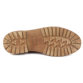 Zapatos de cuero para hombres Olivier 312gt con un dedo del pie marrón perforado 5