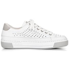 Zapatos Rieker W RKR642 piel calada blanca blanco 10