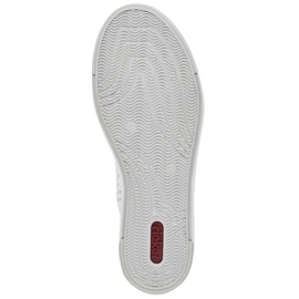 Zapatos Rieker W RKR642 piel calada blanca blanco 12