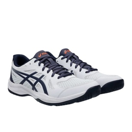 ASICS UPCURT 6 1071A104 102 zapatos de voleibol blanco 1