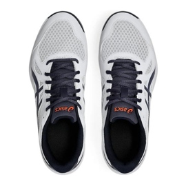 ASICS UPCURT 6 1071A104 102 zapatos de voleibol blanco 4