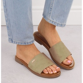 Zapatillas femeninas Big Star RR274619 beige 4