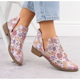 M.Daszyński M. Daszyński Boots SA62-102 Openwork violeta 2