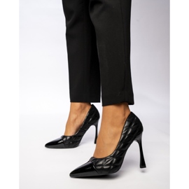 Bombas negras Veronique de mujeres negro 3