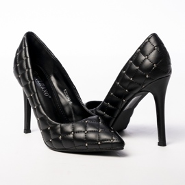 Tacones negros lumor negros de mujer 5