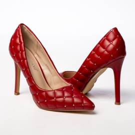 Tacones altos rojos lumor de mujeres 5