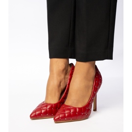 Tacones altos rojos lumor de mujeres 2
