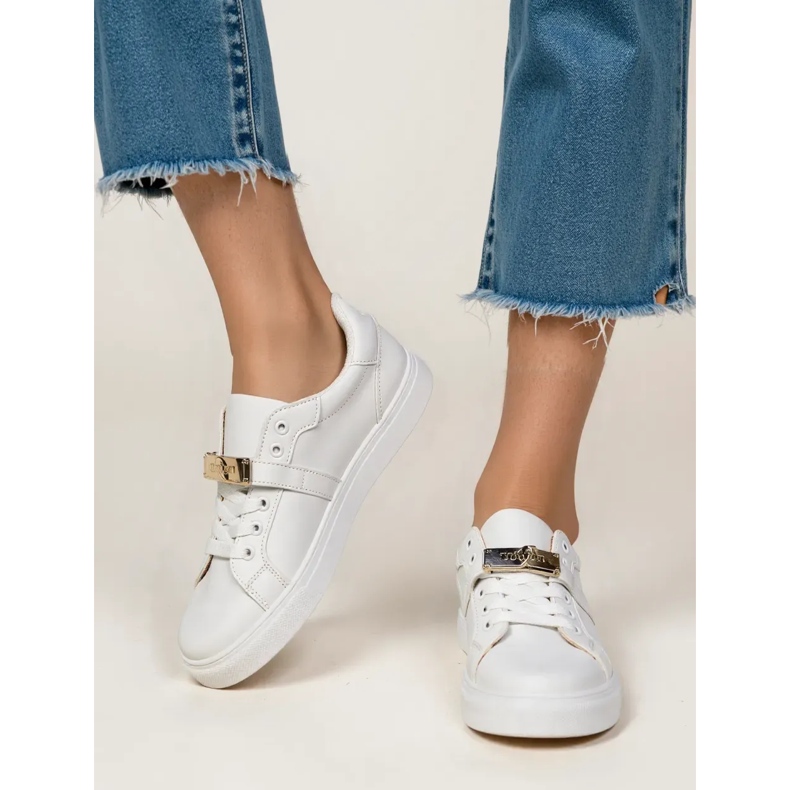 Zapatillas de deporte femeninas lunaria plata blanco 2