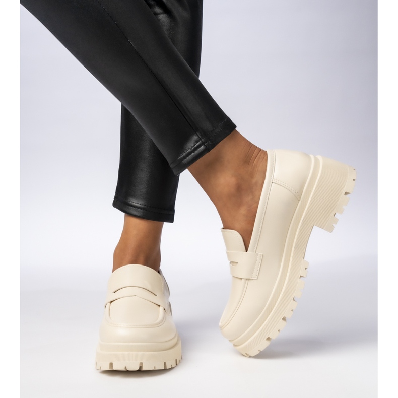 Mocasines para mujeres - cremoso milano beige 2