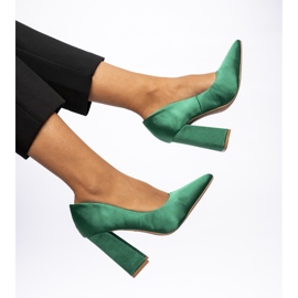 Bombas de lima para mujeres Verdes 4