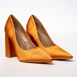 Bombas de lima para mujeres naranja 4