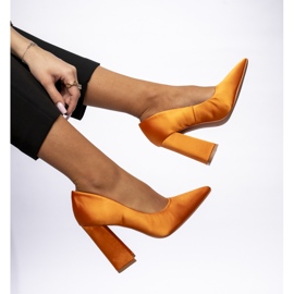 Bombas de lima para mujeres naranja 3
