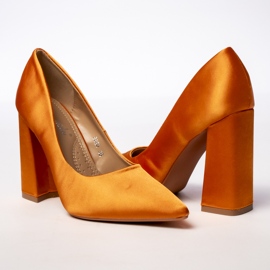 Bombas de lima para mujeres naranja 5