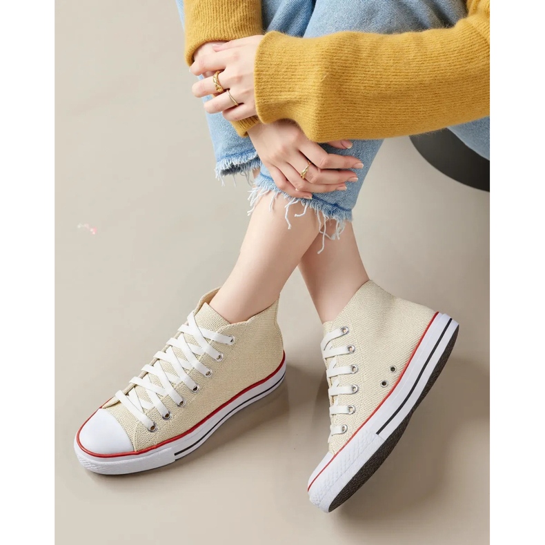 Zapatillas de zapatillas blancas de Celvia para mujeres blanco 1