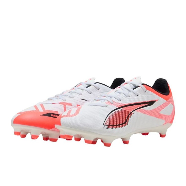 Puma Ultra 5 Play FG/AG 108169 01 Zapatos de fútbol blanco 1