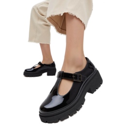 Zapatos negros de luxora femeninos 4
