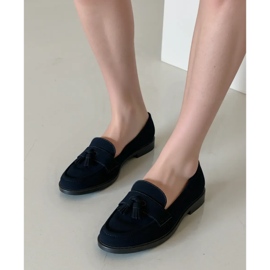 Mocasines negros para mujeres 1