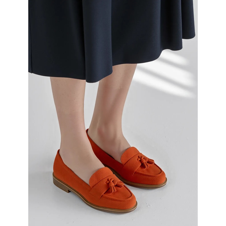 Mocasines naranja de mujeres 2