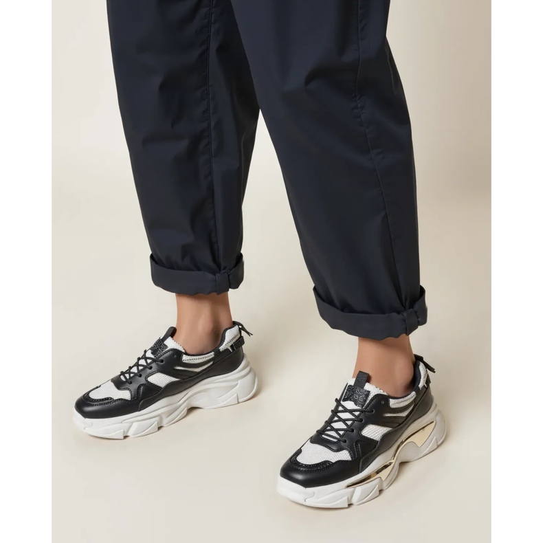 Zapatillas de deporte femeninas luna negra negro 2