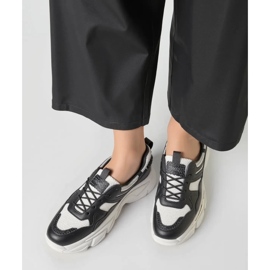 Zapatillas de deporte femeninas luna negra negro 3