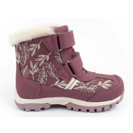 Zapatos, botas de nieve cerda fz011737 rosa violeta 3