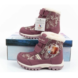 Zapatos, botas de nieve cerda fz011737 rosa violeta 9