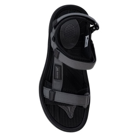 Martes Mteses Derano 92800305067 Sandalias de hombres gris negro 3
